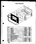 Diagram for 01 - Black Glass Door