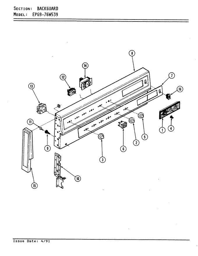 Diagram for EPG9-76W539