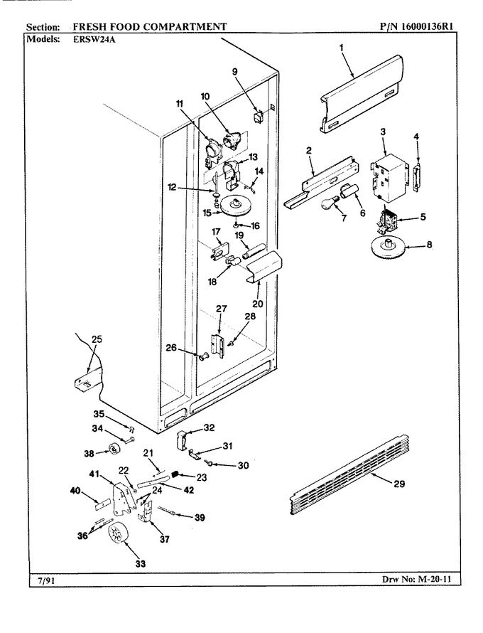 Diagram for ERSW24A (BOM: BM85D)