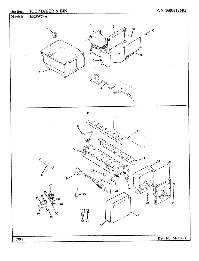 Diagram for ERSW24A (BOM: AM85B)