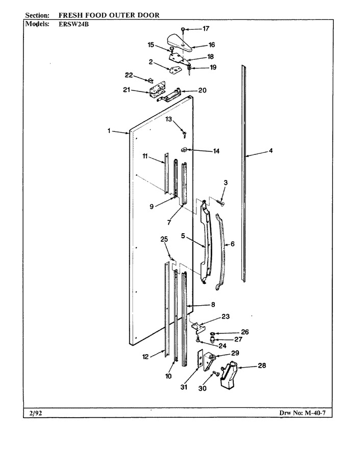 Diagram for ERSW24B (BOM: BM86A)