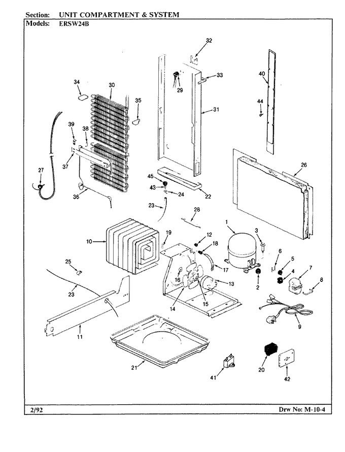 Diagram for ERSW24B (BOM: BM86A)