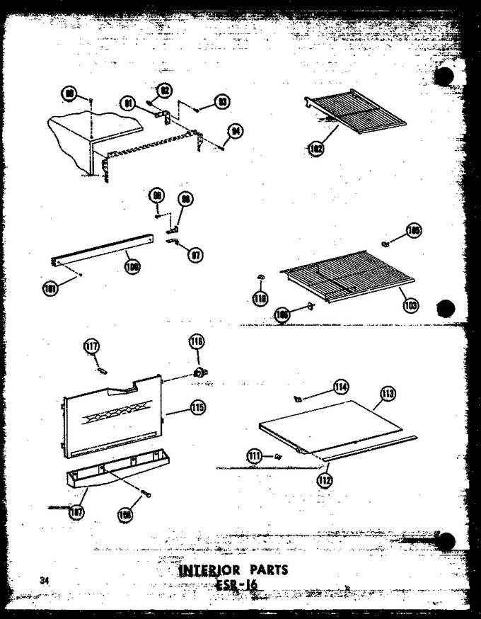 Diagram for ESR-16-AG (BOM: P6030302W G)