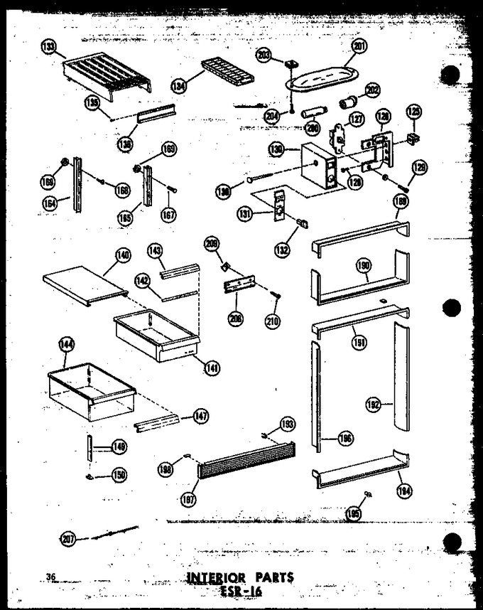 Diagram for ESR-16-AG (BOM: P6030302W G)