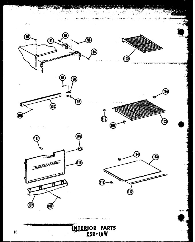 Diagram for ESR-16W-A (BOM: P6030304W A)