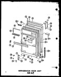 Diagram for 05 - Ref Door Assy Esr-16w