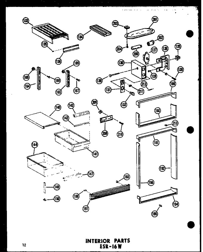 Diagram for ESR-16W-A (BOM: P6030351W A)