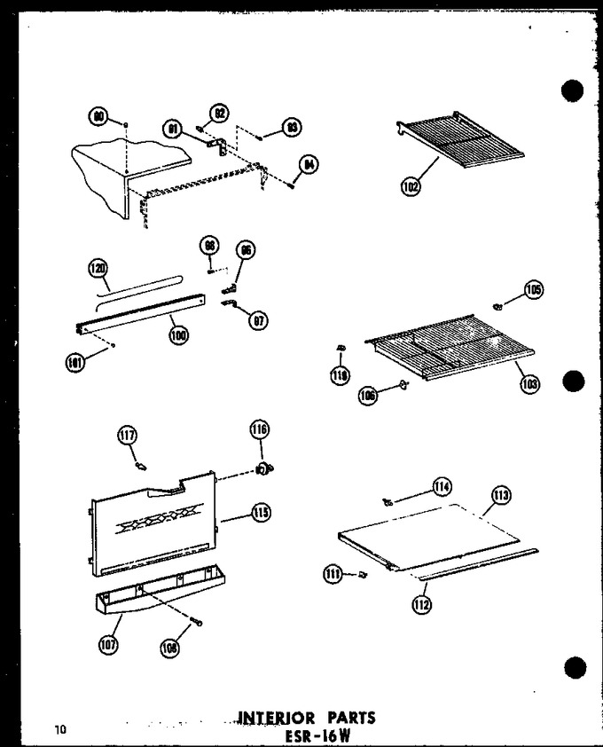 Diagram for ESR-16W-A (BOM: P6030351W A)