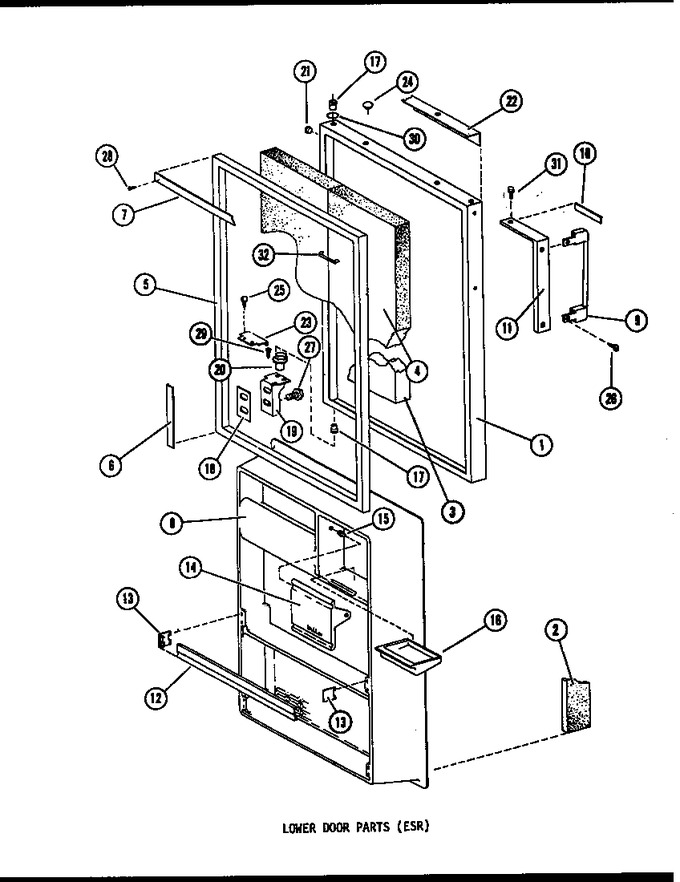 Diagram for ESR16E (BOM: P7395327W)