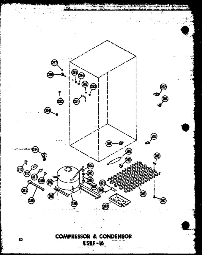 Diagram for ESRF-16-AG (BOM: P6030303W G)