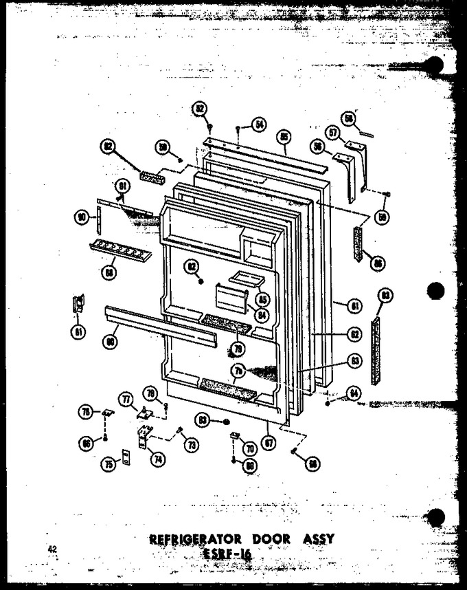 Diagram for ESRF-16-AG (BOM: P6030303W G)