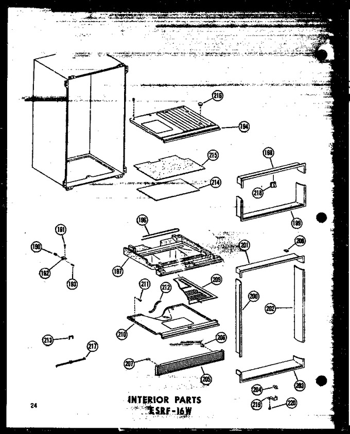 Diagram for ESRF-16W-A (BOM: P6030305W A)