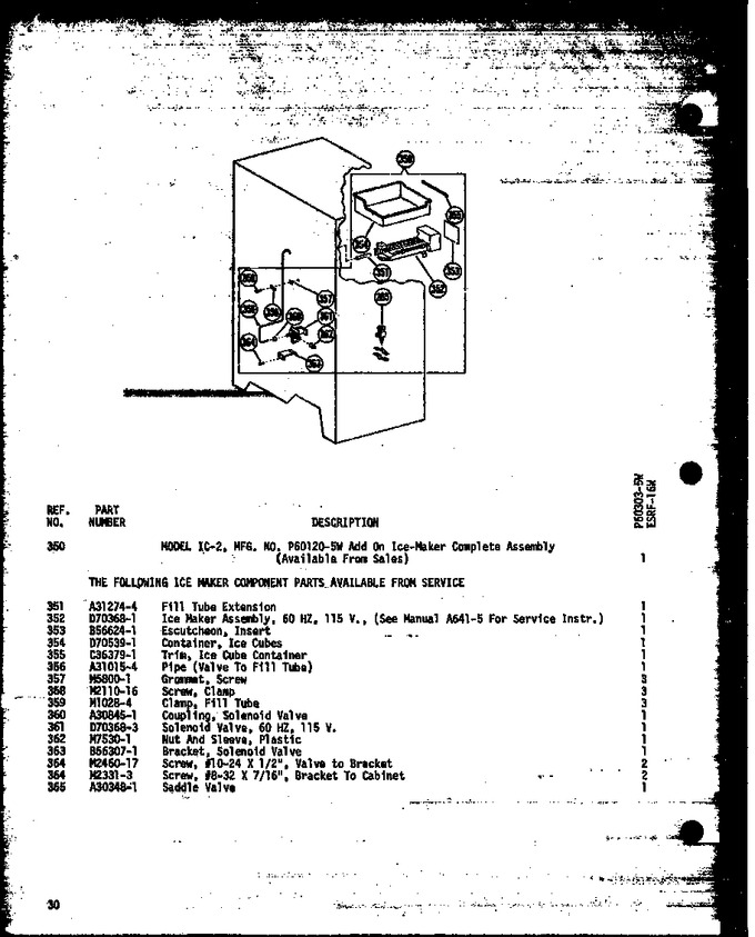 Diagram for ESRF-16W (BOM: P6030305W)