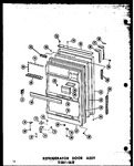 Diagram for 08 - Ref Door Assy Esrf-16w