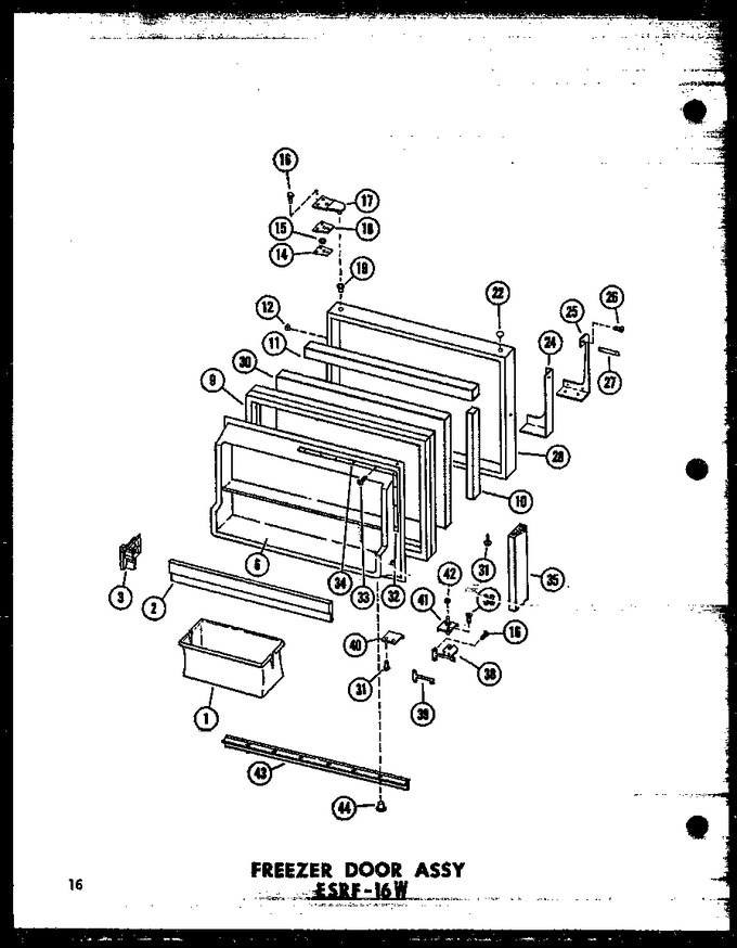 Diagram for ESRF-16W-A (BOM: P6030323W A)