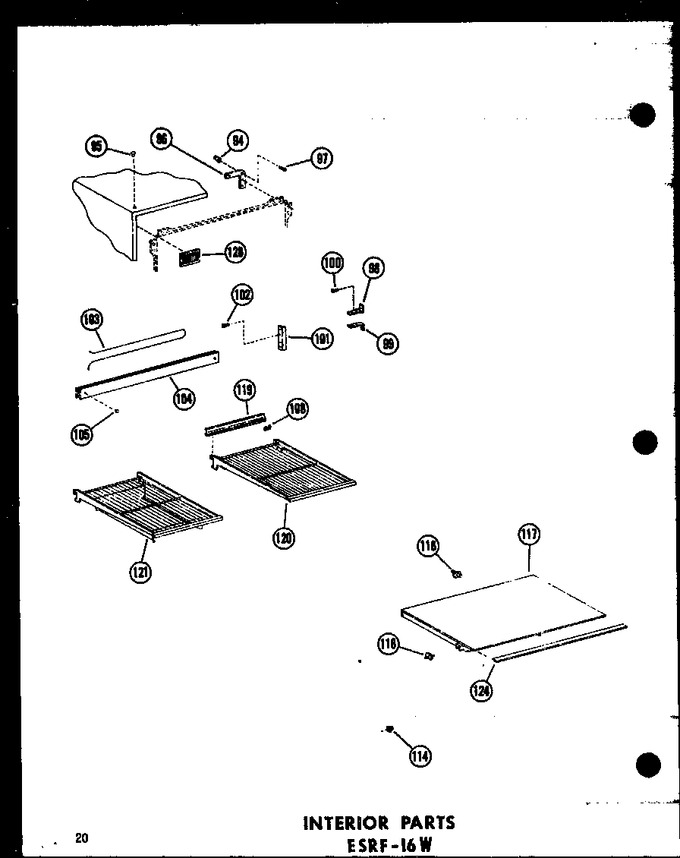 Diagram for ESRF-16W-A (BOM: P6030352W A)