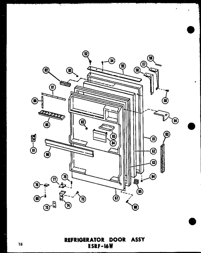 Diagram for ESRF-16W-C (BOM: P6030352W C)