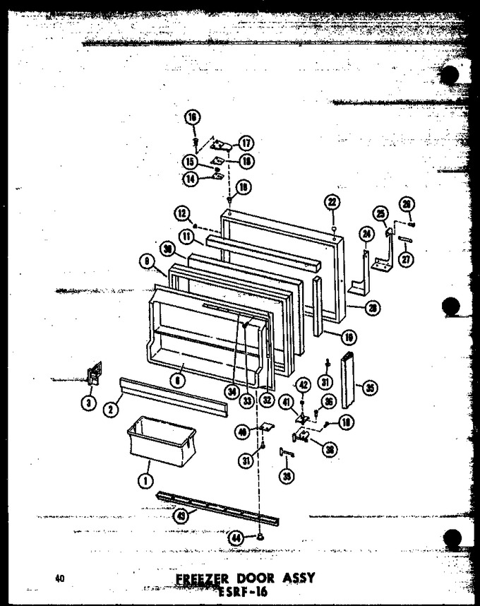 Diagram for ESRF16AG (BOM: P6030303W G)