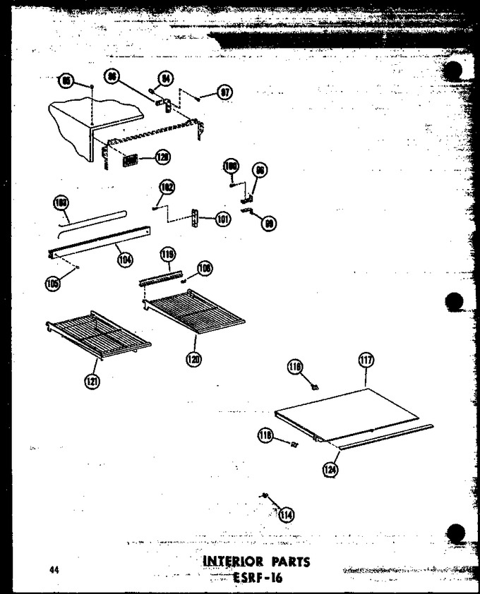 Diagram for ESRF16AG (BOM: P6030303W G)