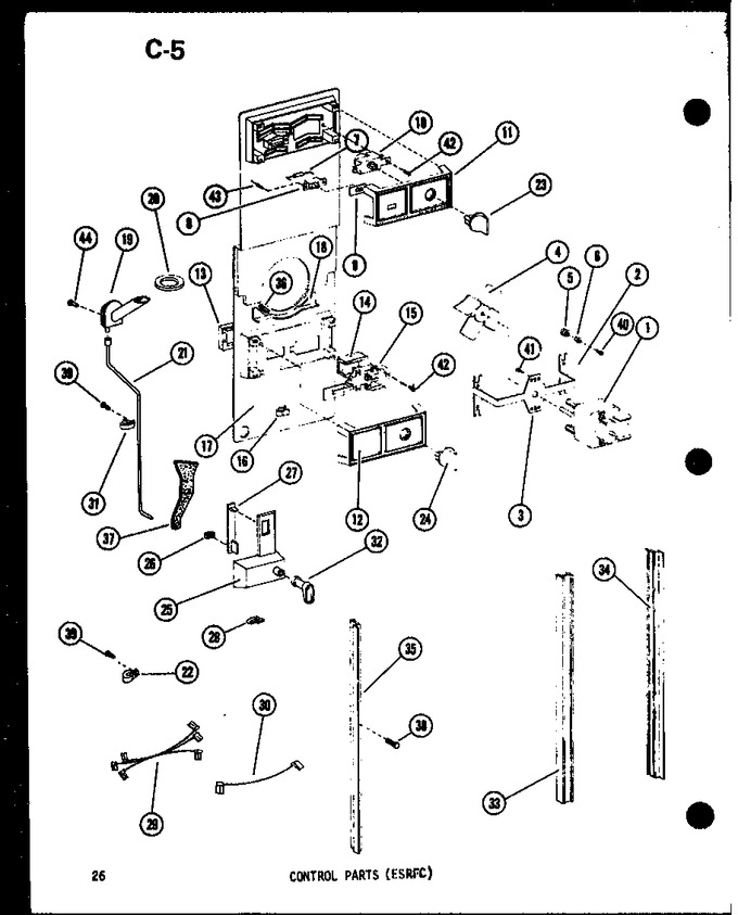 Diagram for ESRFC14D (BOM: P7395325W)