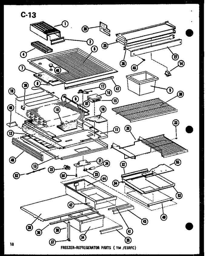 Diagram for ESRFC-16F (BOM: P7565805W)