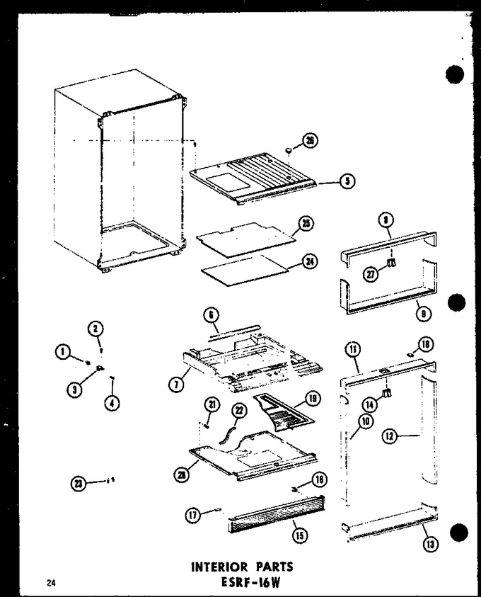 Diagram for ESRFC316B-C (BOM: P7350002W C)