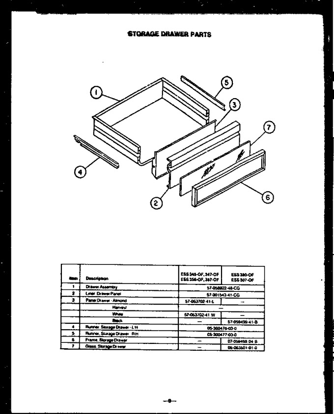 Diagram for ESS307-OF (BOM: ESS3070OF)