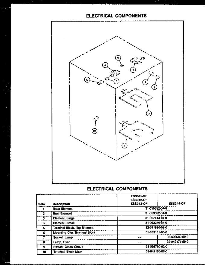 Diagram for ESS344-OF (BOM: ESS3440OF)