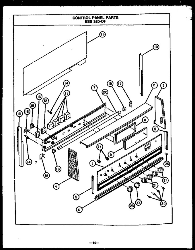 Diagram for ESS380-OF (BOM: ESS3800OF)