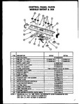 Diagram for 03 - Control Panel Parts