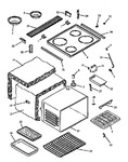 Diagram for 04 - Main Top And Oven Assy