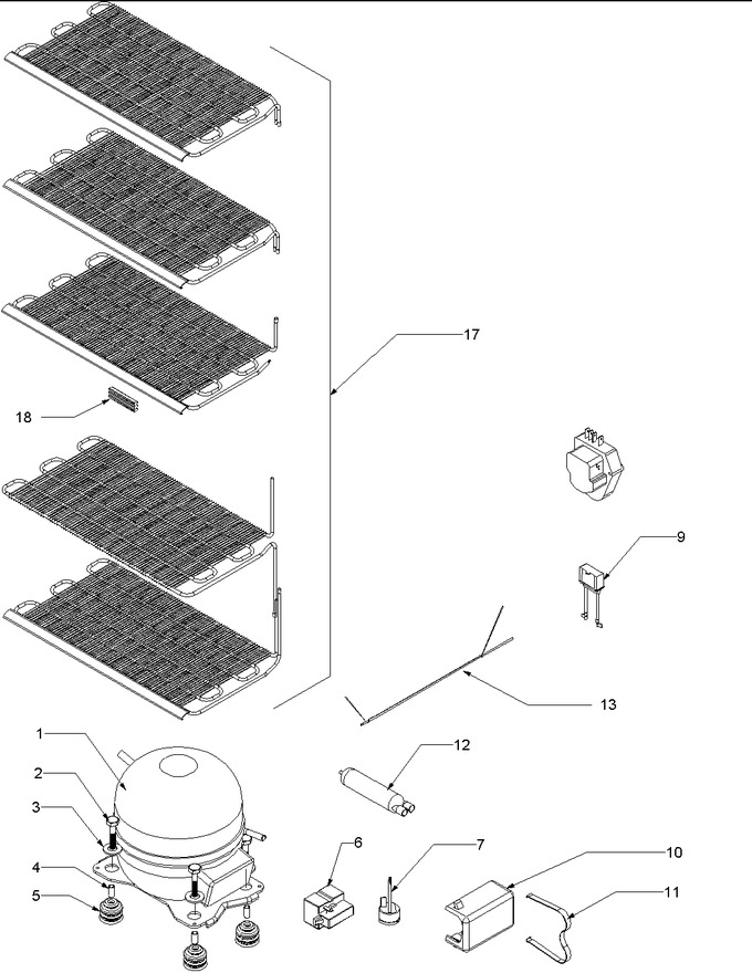 Diagram for ESU20HW (BOM: P1179604W W)