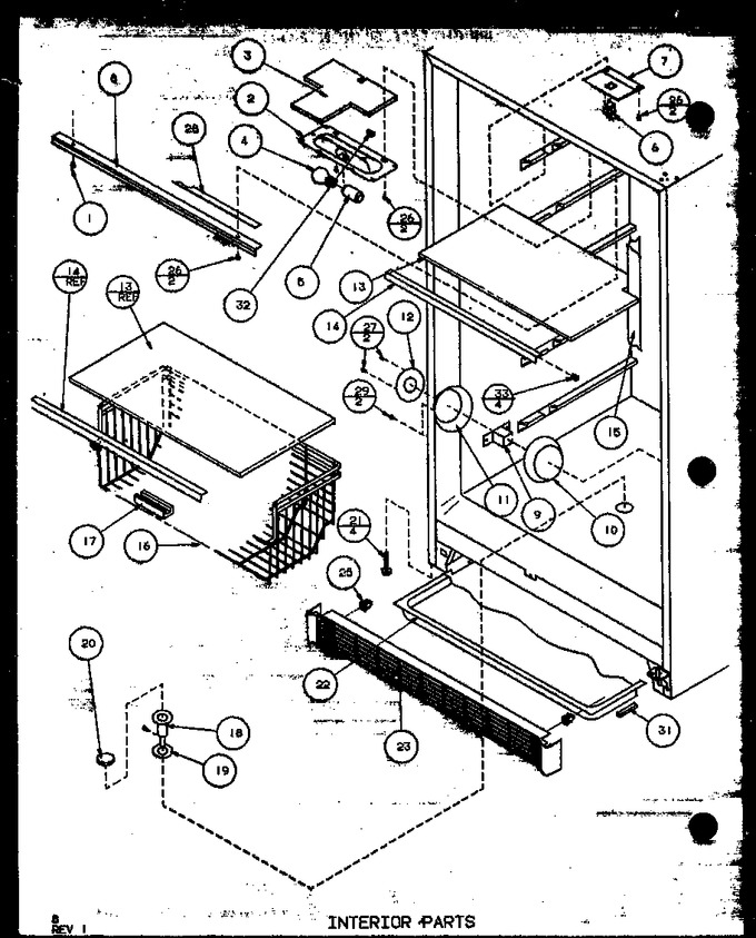 Diagram for ESU13DW (BOM: P1113001W)