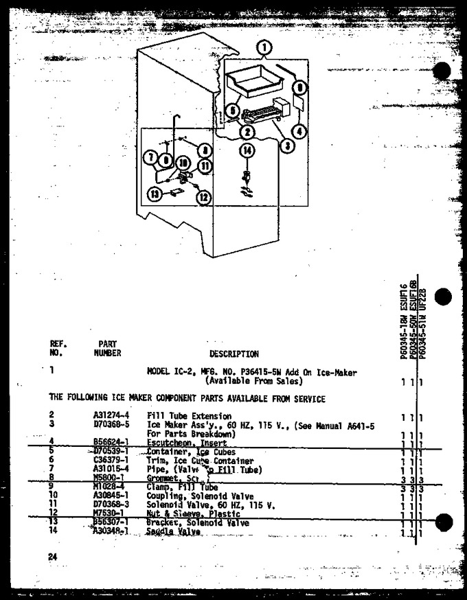 Diagram for UF22B-AG (BOM: P6034551W G)