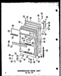 Diagram for 08 - Ref Door Assy 16 Cu. Ft.