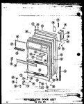 Diagram for 07 - Ref Door Assy 16 Cu. Ft.