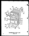 Diagram for 08 - Ref Door Assy 18 Cu. Ft.