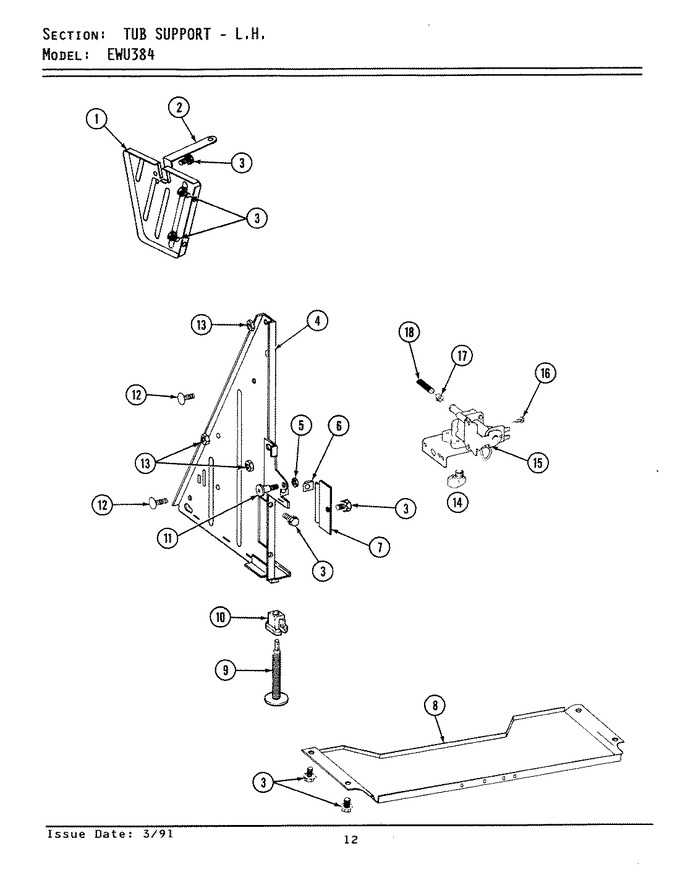 Diagram for EWU384