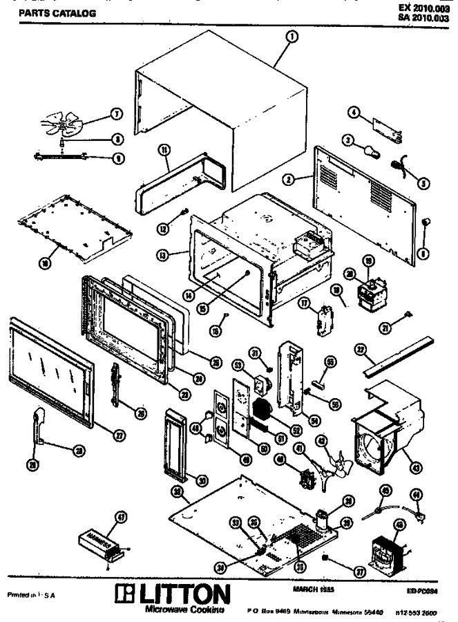 Diagram for SA2010.003 (BOM: SA2010.00 3)