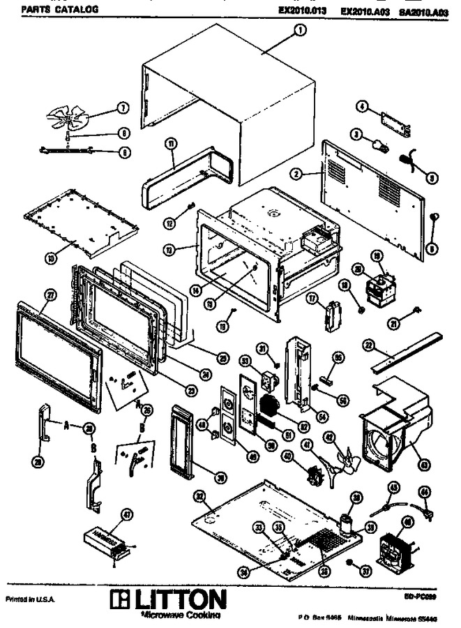 Diagram for EX2010.A03 (BOM: EX2010.A0 3)