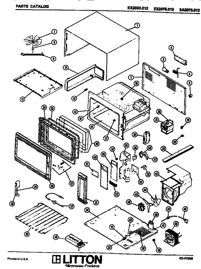 Diagram for EX2050.012 (BOM: EX2050.01 2)