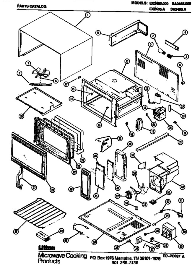 Diagram for SA2485.000 (BOM: SA2485.00 0)