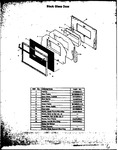 Diagram for 01 - Black Glass Door