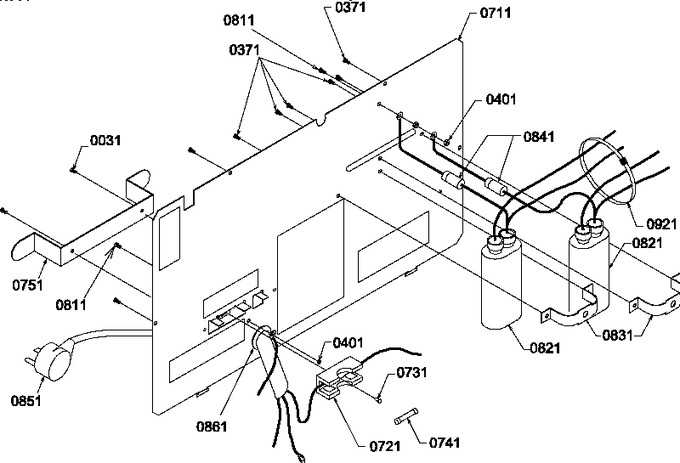 Diagram for VEND11B (BOM: P1185804M)