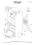 Diagram for 01 - Cabinet Parts