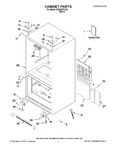 Diagram for 01 - Cabinet Parts