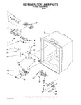 Diagram for 03 - Refrigerator Liner Parts