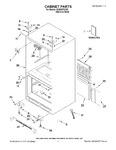 Diagram for 01 - Cabinet Parts