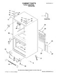 Diagram for 01 - Cabinet Parts