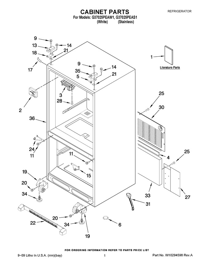 Diagram for G37025PEAW1